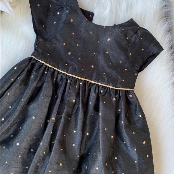 2 Gymboree black dresses. 1 black shine cardigan - Picture 5 of 10